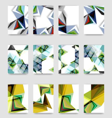 En az vektör arka plan küme kapsıyor