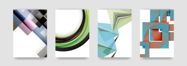 En az vektör arka plan küme kapsıyor