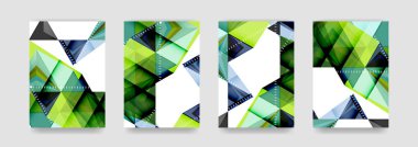 En az vektör arka plan küme kapsıyor