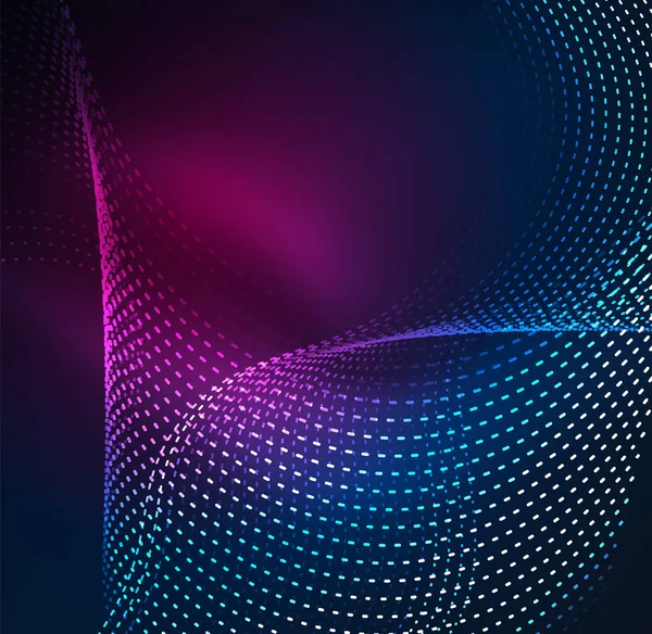 Vektör dalga parçacıklar arka plan