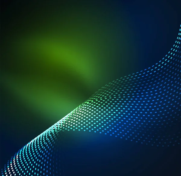 Vektör dalga parçacıklar arka plan