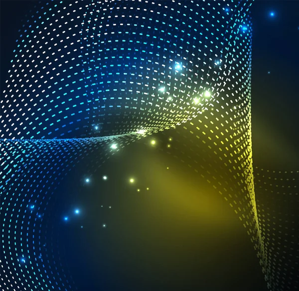 Vektör dalga parçacıklar arka plan