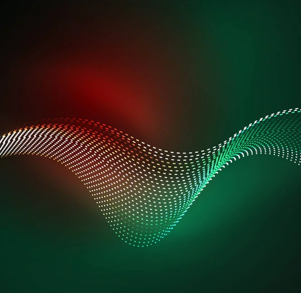 Vektör dalga parçacıklar arka plan