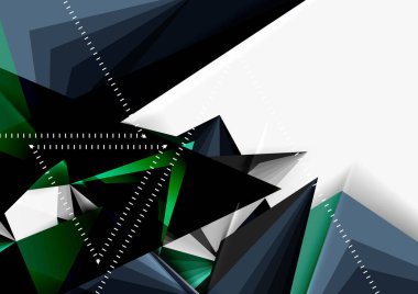 Vektör düşük Poli tarzı 3d üçgen çizgi