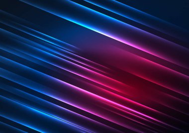 parlayan futuristik çizgiler