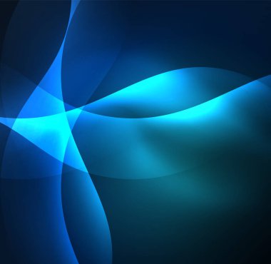 Neon ışıklı dalgalar