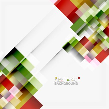 Soyut engeller şablon tasarım arka plan, beyaz, basit geometrik şekiller düz çizgiler ve dikdörtgenler