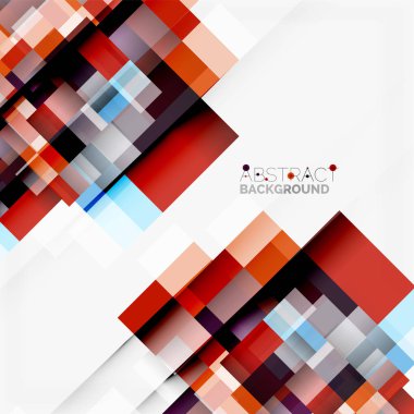 Soyut engeller şablon tasarım arka plan, beyaz, basit geometrik şekiller düz çizgiler ve dikdörtgenler