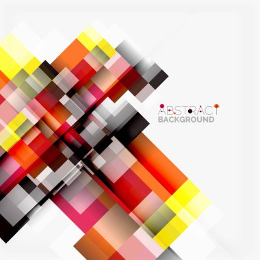 Soyut engeller şablon tasarım arka plan, beyaz, basit geometrik şekiller düz çizgiler ve dikdörtgenler