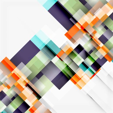 Soyut engeller şablon tasarım arka plan, beyaz, basit geometrik şekiller düz çizgiler ve dikdörtgenler