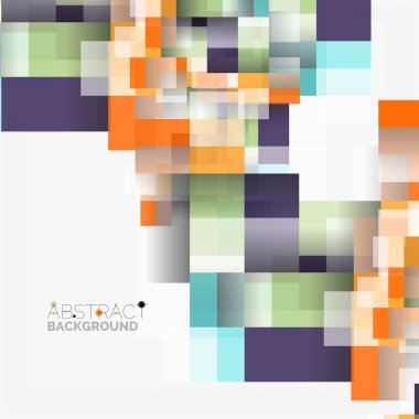 Soyut engeller şablon tasarım arka plan, beyaz, basit geometrik şekiller düz çizgiler ve dikdörtgenler