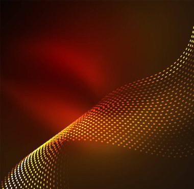 Vektör dalga parçacıklar arka plan