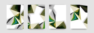 En az vektör arka plan küme kapsıyor