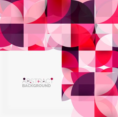 Modern geometrik arka plan daire