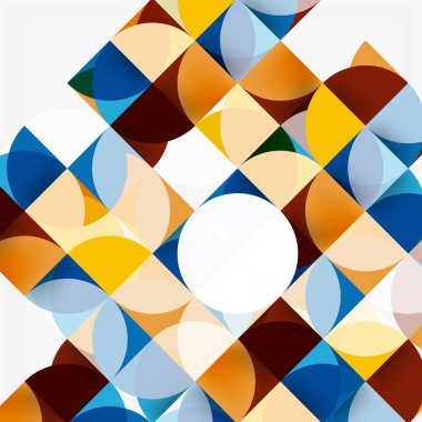 Modern geometrik arka plan daire
