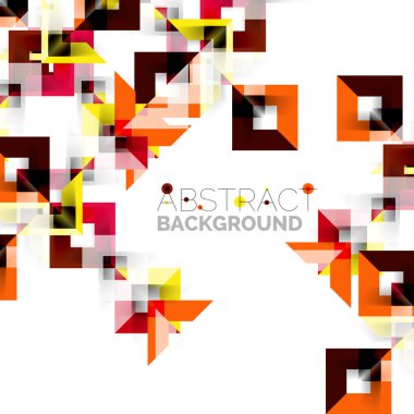 Beyaz Modern kare geometrik desen tasarım