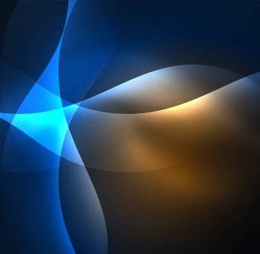 Neon ışıklı dalgalar