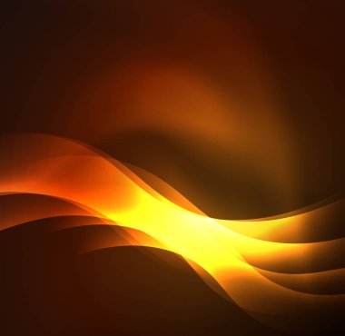 Neon ışıklı dalgalar