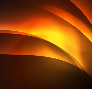 Neon ışıklı dalgalar