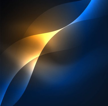 Neon ışıklı dalgalar