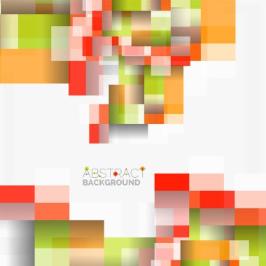 Soyut engeller şablon tasarım arka plan, beyaz, basit geometrik şekiller düz çizgiler ve dikdörtgenler