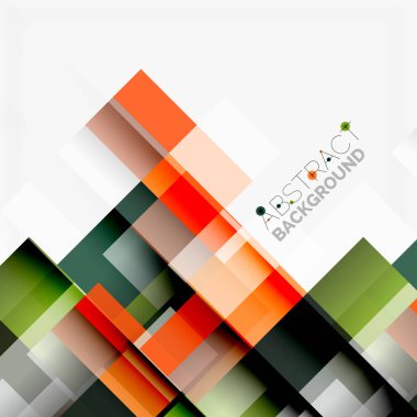 Soyut engeller şablon tasarım arka plan, beyaz, basit geometrik şekiller düz çizgiler ve dikdörtgenler