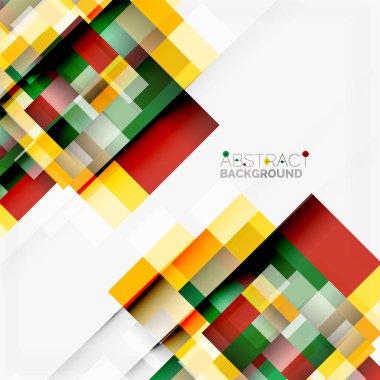 Soyut engeller şablon tasarım arka plan, beyaz, basit geometrik şekiller düz çizgiler ve dikdörtgenler