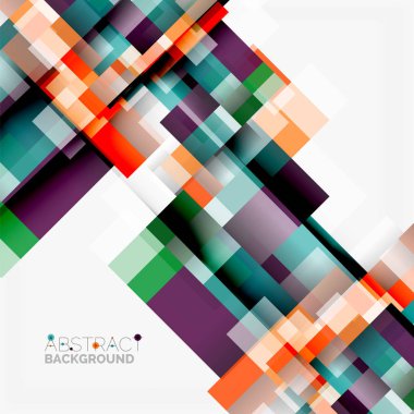 Soyut engeller şablon tasarım arka plan, beyaz, basit geometrik şekiller düz çizgiler ve dikdörtgenler