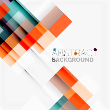 Soyut engeller şablon tasarım arka plan, beyaz, basit geometrik şekiller düz çizgiler ve dikdörtgenler