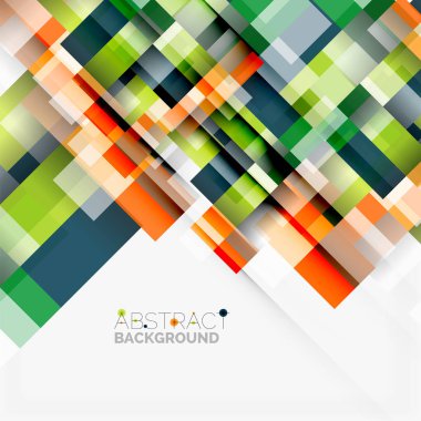 Soyut engeller şablon tasarım arka plan, beyaz, basit geometrik şekiller düz çizgiler ve dikdörtgenler