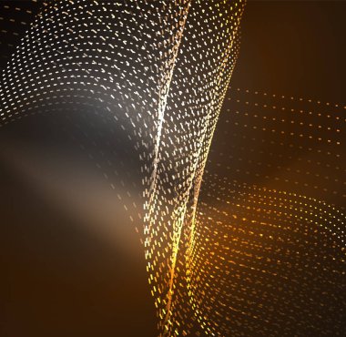 Vektör dalga parçacıklar arka plan