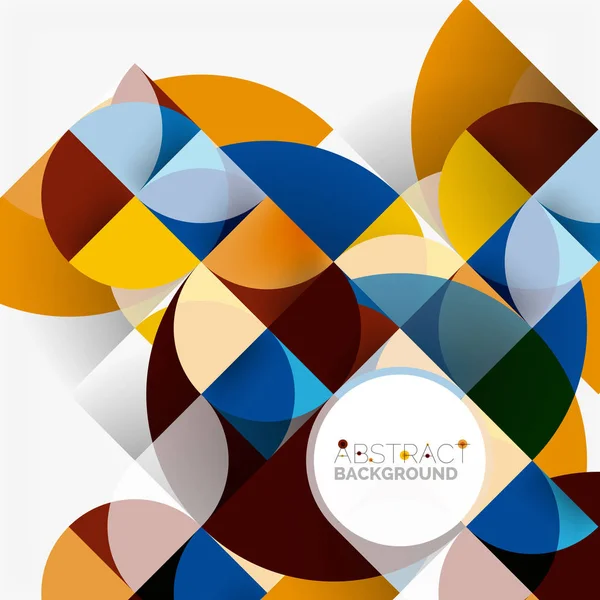 Modern geometrik arka plan daire