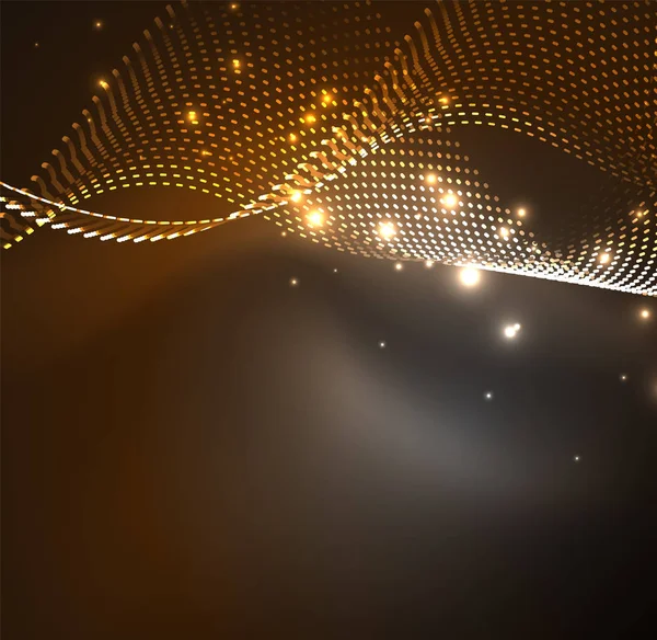 Vektör dalga parçacıklar arka plan