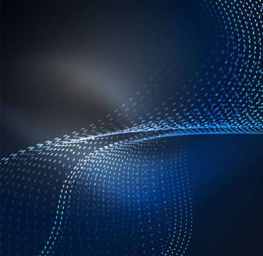 Vektör dalga parçacıklar arka plan