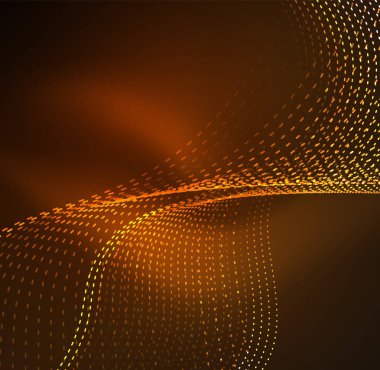 Vektör dalga parçacıklar arka plan