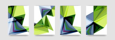 En az vektör arka plan küme kapsıyor