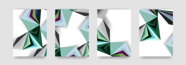 En az vektör arka plan küme kapsıyor