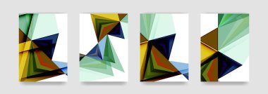 En az vektör arka plan küme kapsıyor