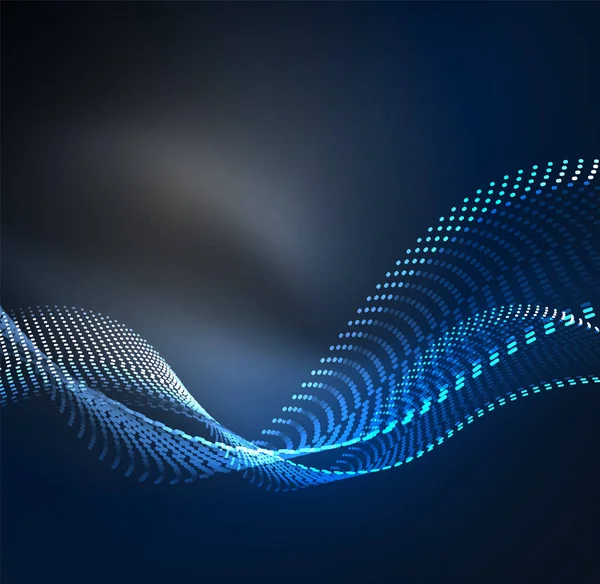 Vektör dalga parçacıklar arka plan