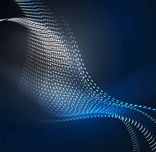 Vektör dalga parçacıklar arka plan