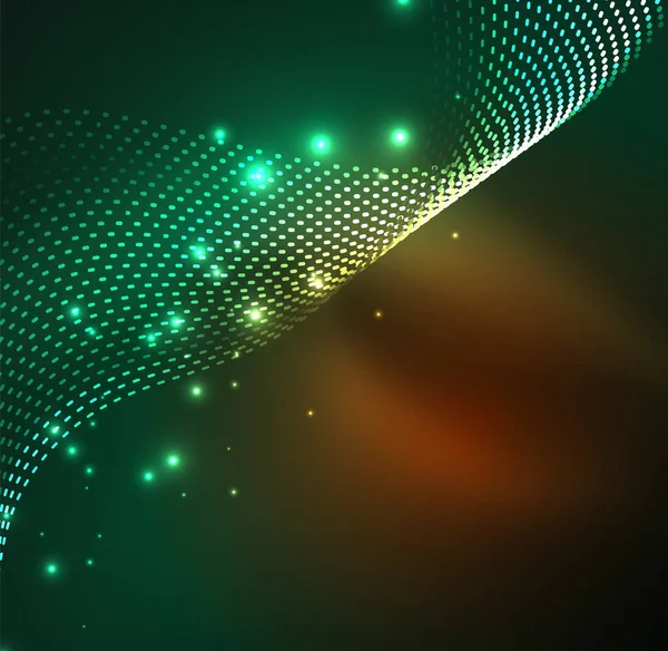 Vektör dalga parçacıklar arka plan