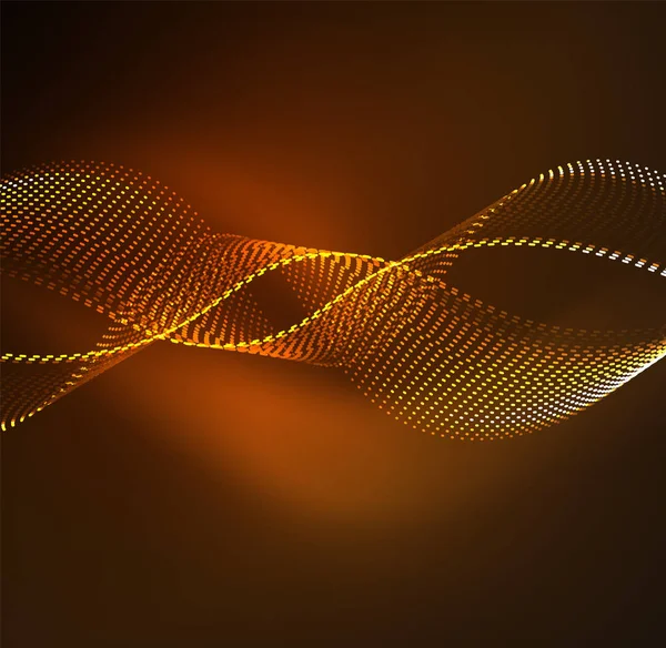 Vektör dalga parçacıklar arka plan