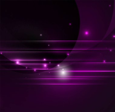 parlayan futuristik çizgiler