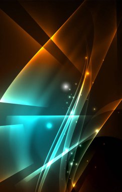 Vektör Kutup ışıkları kavramı arka plan