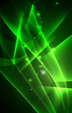 Vektör Kutup ışıkları kavramı arka plan