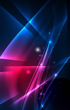 Vektör Kutup ışıkları kavramı arka plan