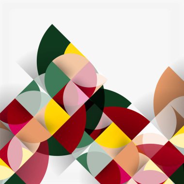 Modern geometrik arka plan daire