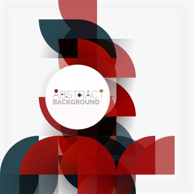 Modern geometrik arka plan daire