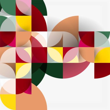 Modern geometrik arka plan daire