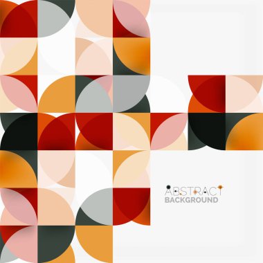 Modern geometrik arka plan daire